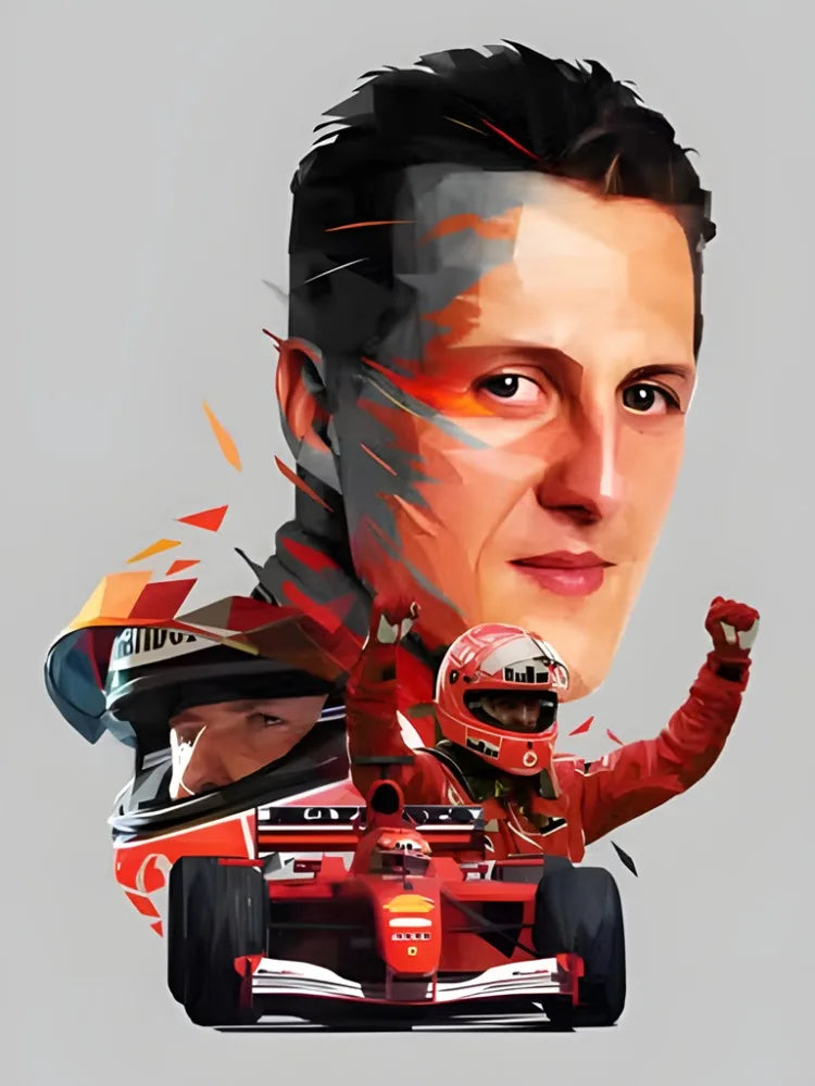 Formula One Schumacher 5D Diamond Artwork