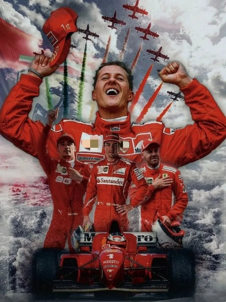 Formula One Schumacher 5D Diamond Artwork