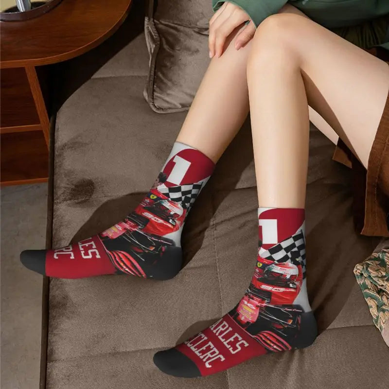 Funny F1 Socks (LECLERC  MEME SOCKS)