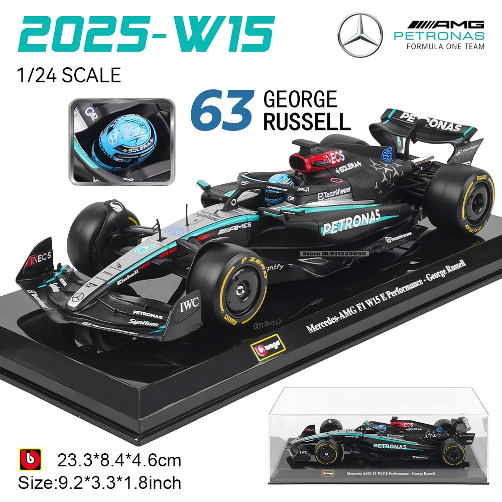 1:24 2024 F1 Mercedes-AMG DieCast Model
