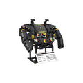 F1 Racing Car Steering Wheel Building Blocks Set, Phone Stand Assembly Toy.