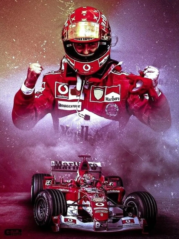 Formula One Schumacher 5D Diamond Artwork