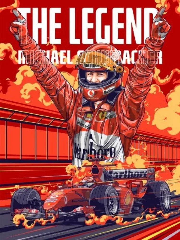 Formula One Schumacher 5D Diamond Artwork