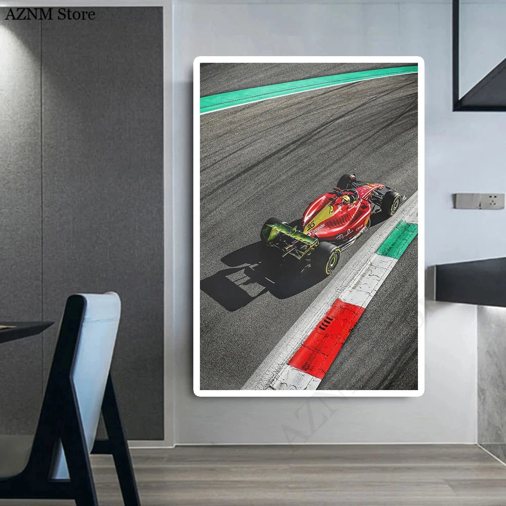 F1 Grand Prix Leclerc Poster (Frameless)