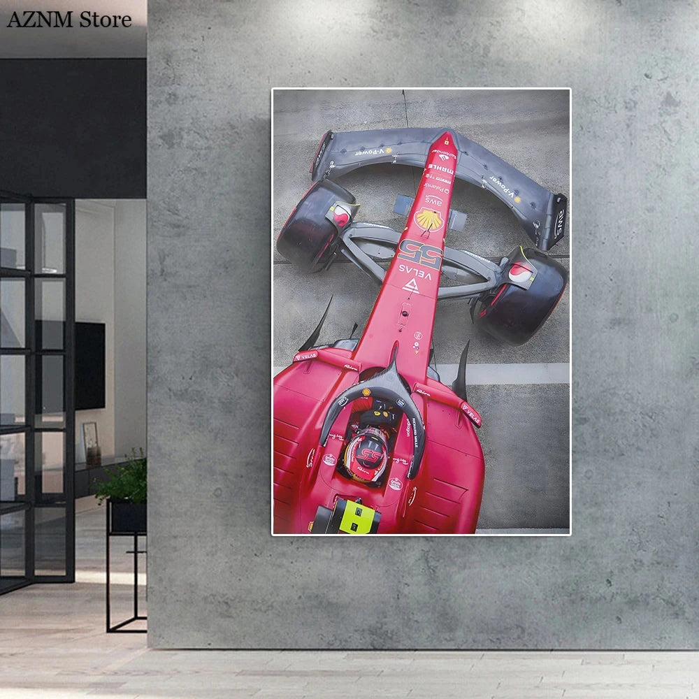 F1 Grand Prix Leclerc Poster (Frameless)