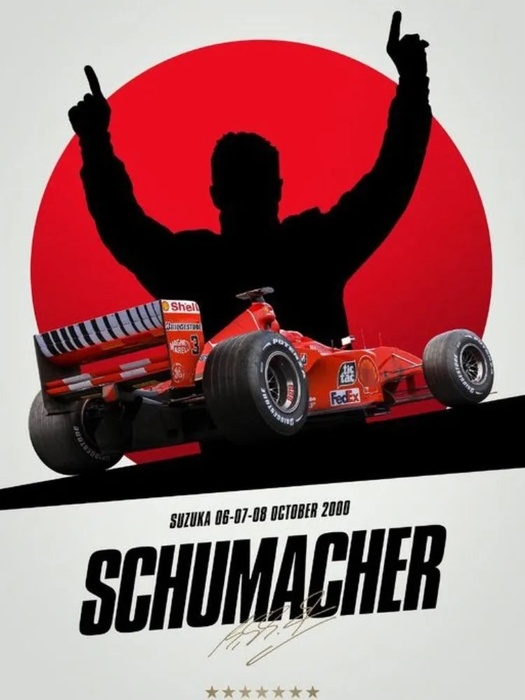Formula One Schumacher 5D Diamond Artwork