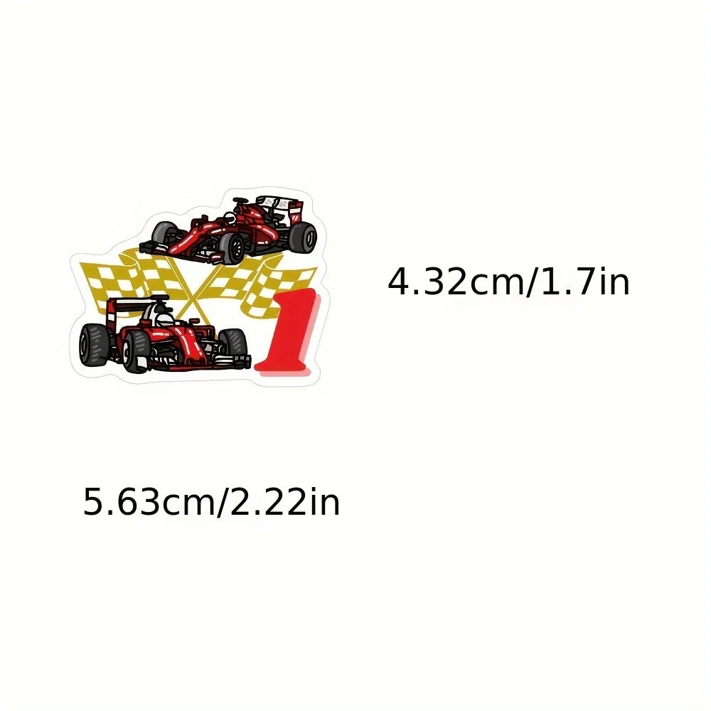 50PCS F1 Formula Stickers