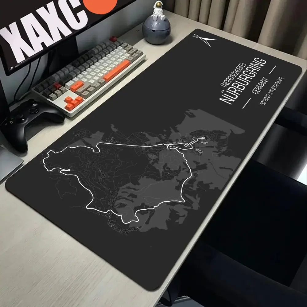 Racing Circuits Mouse Pad