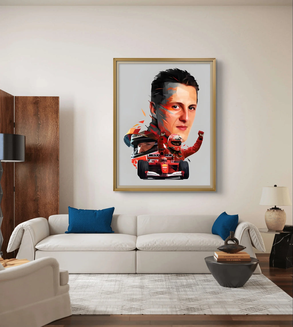 Formula One Schumacher 5D Diamond Artwork