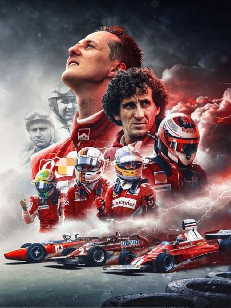 Formula One Schumacher 5D Diamond Artwork