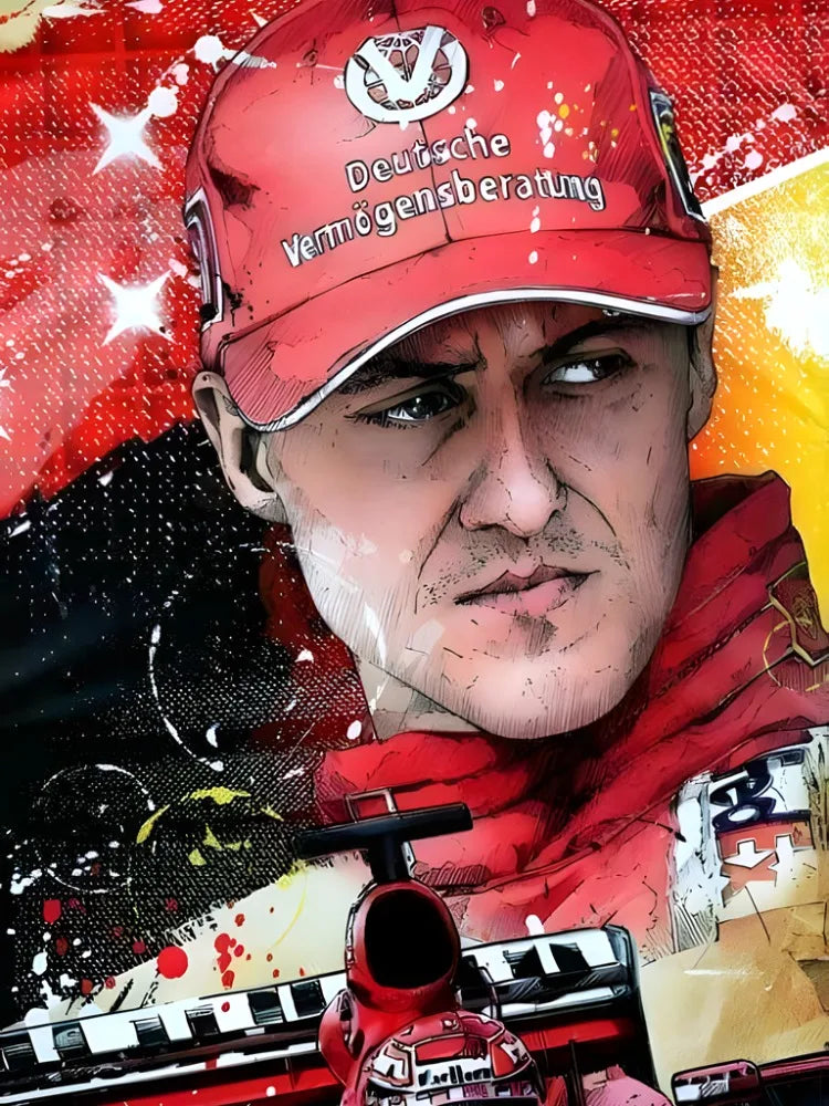 Formula One Schumacher 5D Diamond Artwork