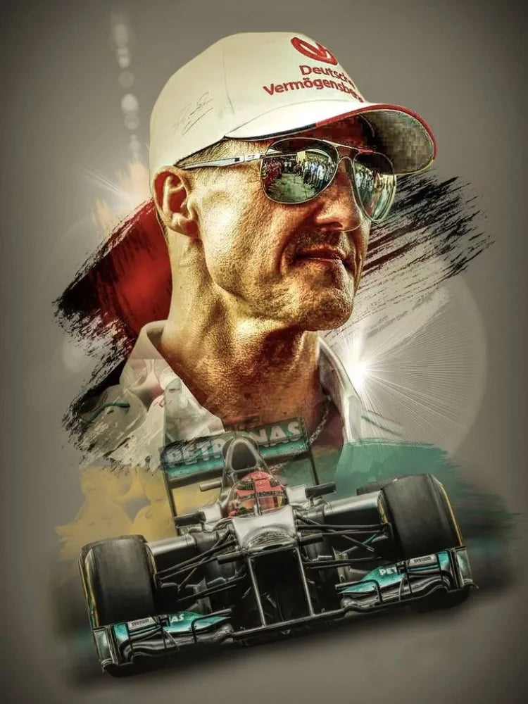 Formula One Schumacher 5D Diamond Artwork