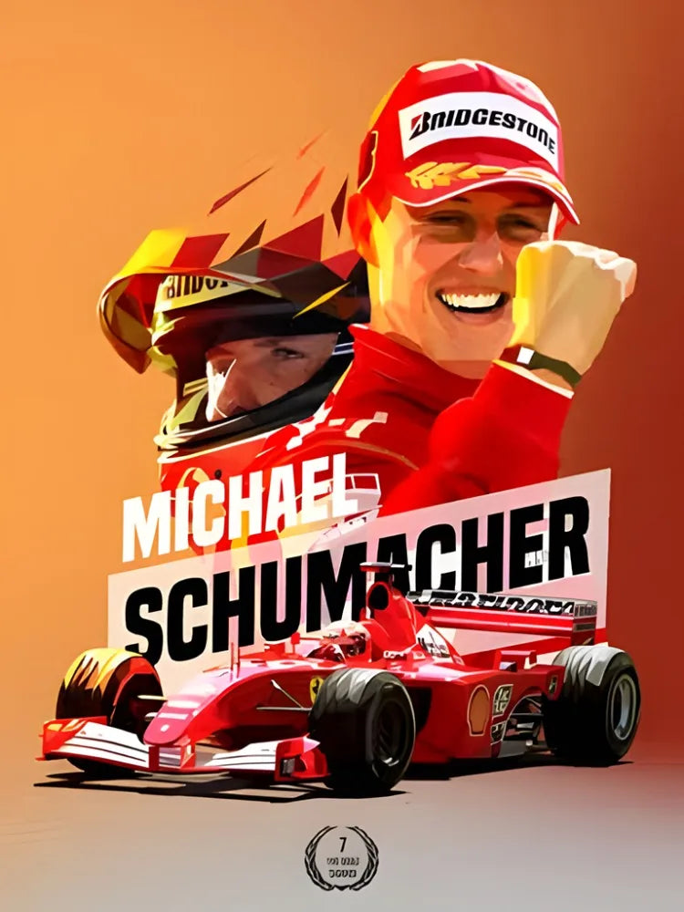 Formula One Schumacher 5D Diamond Artwork